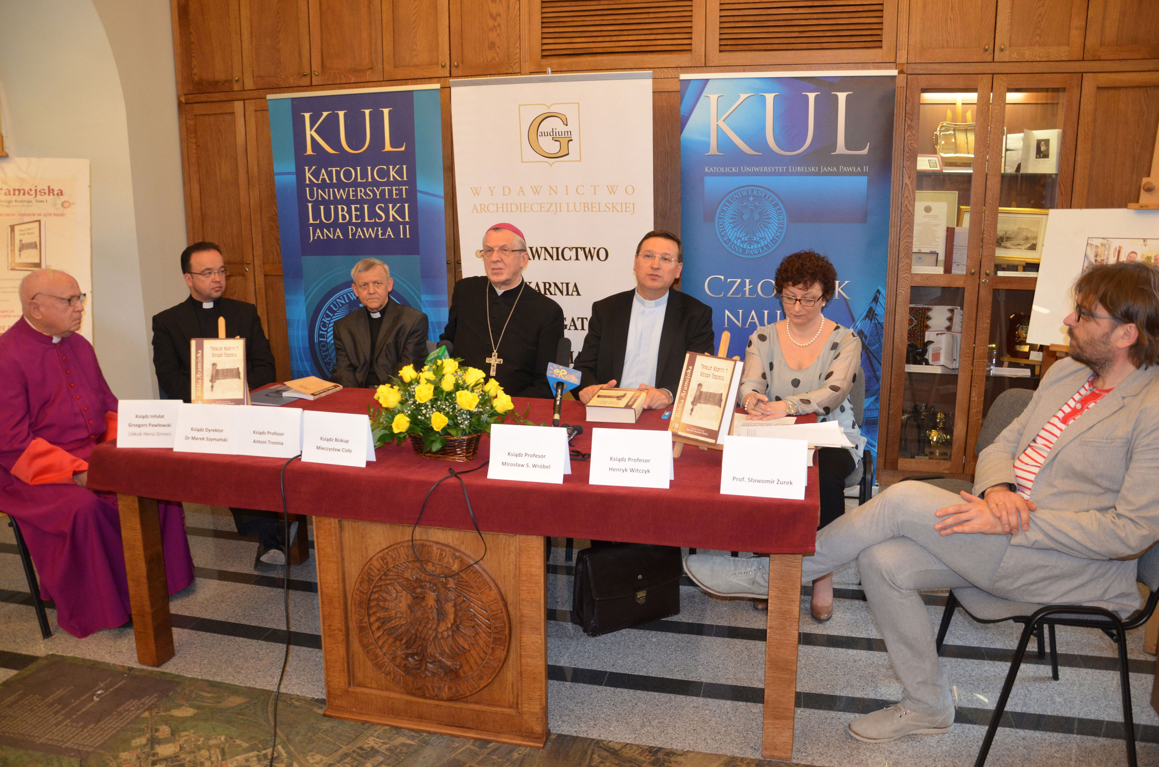 Promocja Biblii Aramejskiej, Konferencja prasowa (KUL), 9 maja 2014